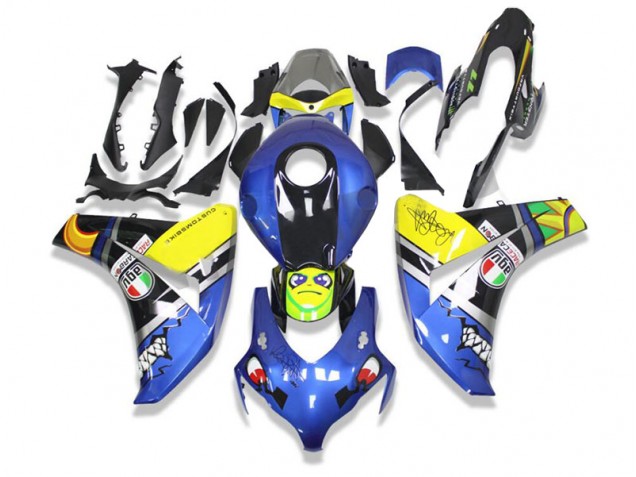 Carénage CBR 1000 RR 2008-2011 - Bleu Requin Carénage CBR 1000 RR 2008-2011 - Bleu Requin