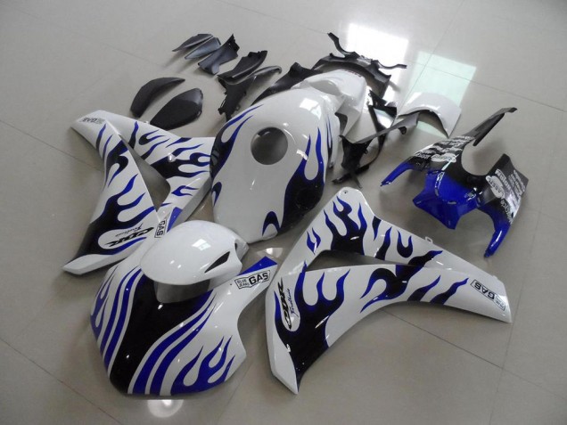 Carénage CBR 1000 RR 2008-2011 - Bleu Noir Flamme Courses Carénage CBR 1000 RR 2008-2011 - Bleu Noir Flamme Courses