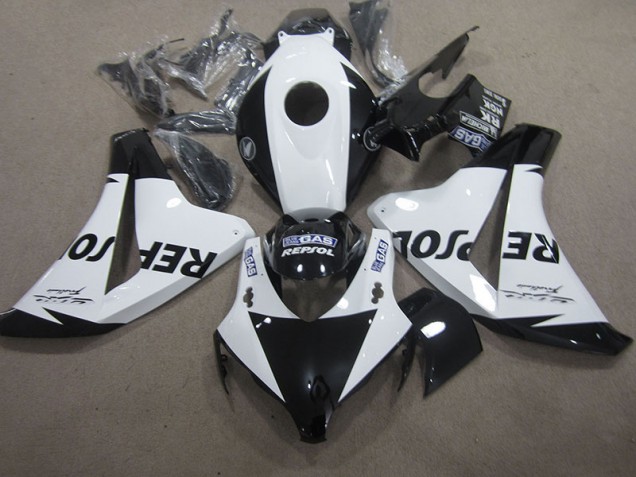 Carénage CBR 1000 RR 2008-2011 - Blanc Noir Repsol Carénage CBR 1000 RR 2008-2011 - Blanc Noir Repsol