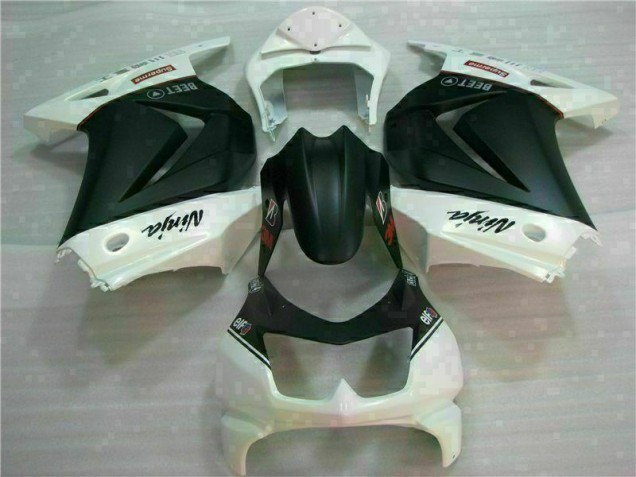Carénage EX250 2008-2012 - Blanc Noir Ninja 3M Carénage EX250 2008-2012 - Blanc Noir Ninja 3M