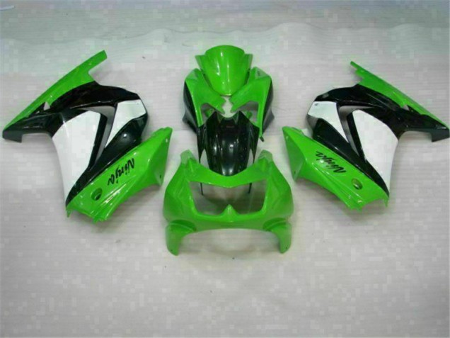 Kit Carénages Complet EX250 2008-2012 - Vert Noir Ninja Kit Carénages Complet EX250 2008-2012 - Vert Noir Ninja