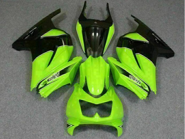 Carénages EX250 2008-2012 - Vert Noir Ninja Carénages EX250 2008-2012 - Vert Noir Ninja