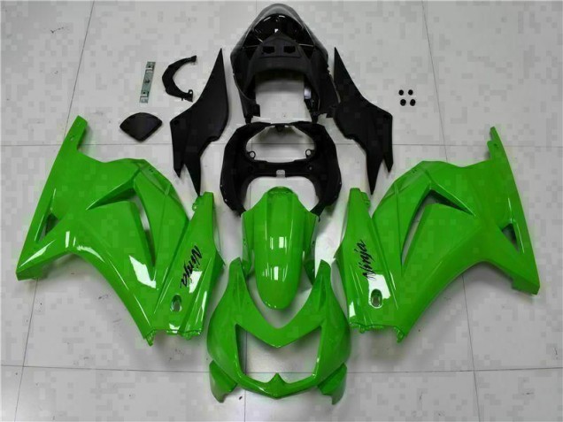 Kit Carénages & Plastique EX250 2008-2012 - Vert Noir Ninja Kit Carénages & Plastique EX250 2008-2012 - Vert Noir Ninja