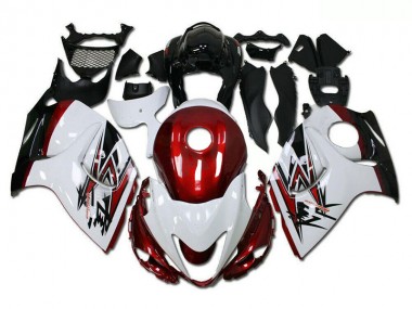 Acheter Carénage GSXR 1300 Hayabusa 2008-2019 - Blanc Rouge