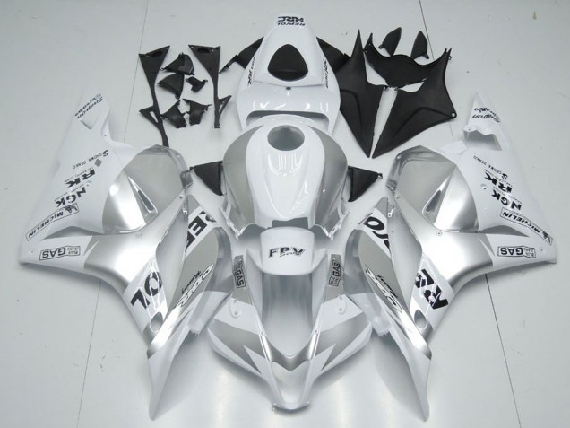 Carénage CBR 600 RR 2009-2012 - Blanc Argent Repsol