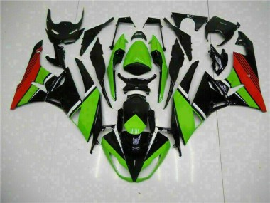 Acheter Carénage ZX6R 2009-2012 - Noir Vert Rouge