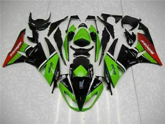 Carénage ZX6R 2009-2012 - Vert Noir Rouge Carénage ZX6R 2009-2012 - Vert Noir Rouge