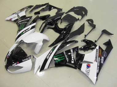 Acheter Carénage ZX6R 2009-2012 - Blanc Monster