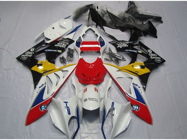 Carénage S1000RR 2009-2014 - Rouge Blanc Jaune