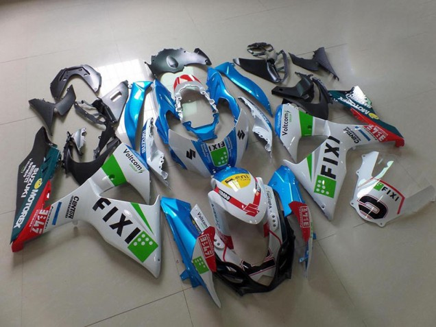 Carénage GSXR 1000 K9 2009-2016 - Light Bleu Fixi Carénage GSXR 1000 K9 2009-2016 - Light Bleu Fixi