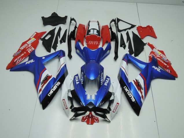 Carénage GSXR 1000 K9 2009-2016 - Bleu et Rouge Carénage GSXR 1000 K9 2009-2016 - Bleu et Rouge