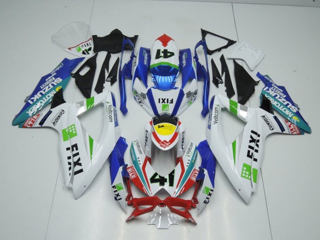 Carénage GSXR 1000 K9 2009-2016 - Fixi Light Bleu Carénage GSXR 1000 K9 2009-2016 - Fixi Light Bleu