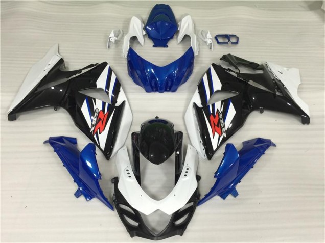 Carénages GSXR 1000 K9 2009-2016 - Blanc Bleu Noir Carénages GSXR 1000 K9 2009-2016 - Blanc Bleu Noir