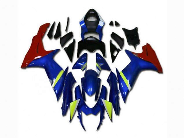 Carénage GSXR 600 / 750 K11 2011-2024 - Bleu Rouge