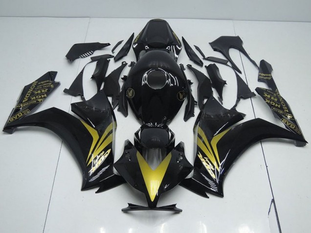 Carénage CBR 1000 RR 2012-2016 - Noir Brillant et Or Carénage CBR 1000 RR 2012-2016 - Noir Brillant et Or