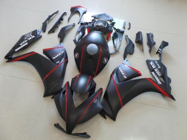 Acheter Carénage CBR 1000 RR 2012-2016 - Matte Bladk avec Rouge Bande