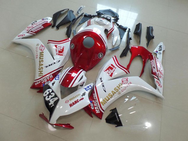 Carénage CBR 1000 RR 2012-2016 - Rouge Musashi Carénage CBR 1000 RR 2012-2016 - Rouge Musashi
