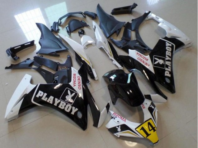 Carénage CBR 500 RR 2013-2015 - Noir Playboy 14 Carénage CBR 500 RR 2013-2015 - Noir Playboy 14