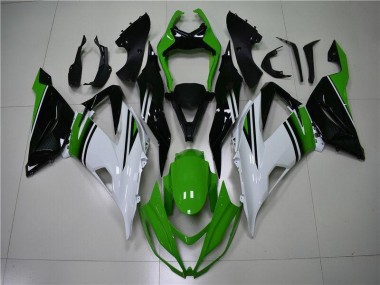 Acheter Carénage ZX6R 2013-2018 - Vert Blanc Noir