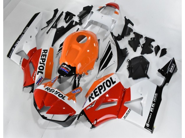 Carénage CBR 600 RR 2013-2023 - Rouge Blanc Orange Repsol Carénage CBR 600 RR 2013-2023 - Rouge Blanc Orange Repsol