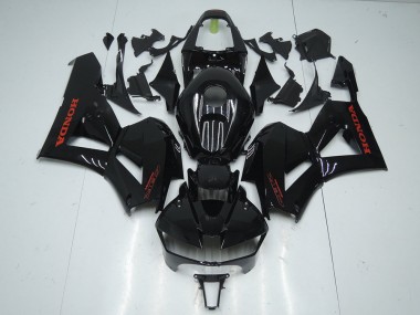 Acheter Carénage CBR 600 RR 2013-2023 - Noir Brillant avec Rouge Décalque
